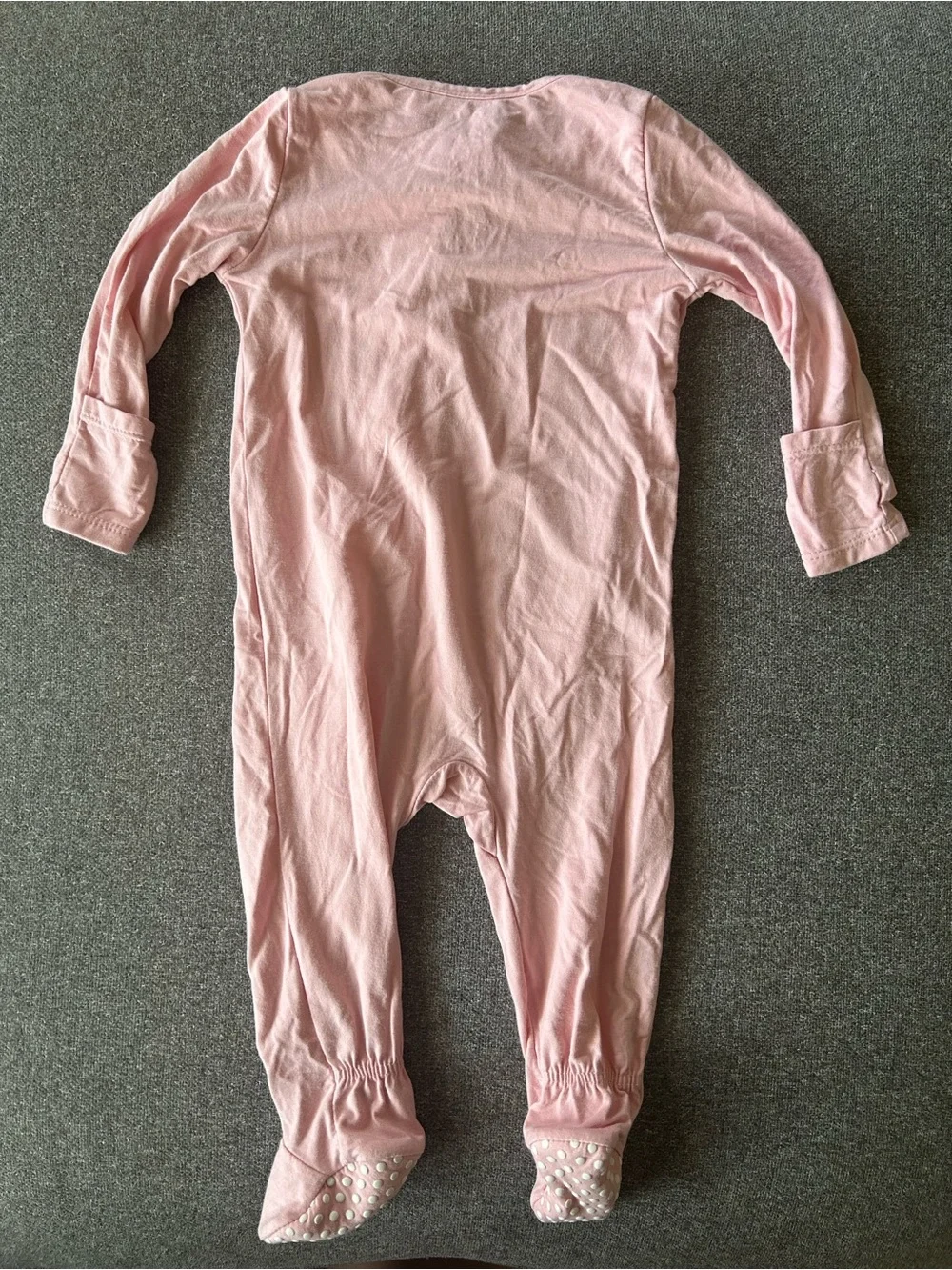 Angel Dear Light Pink Footed One-Piece Zipper Sleeper
